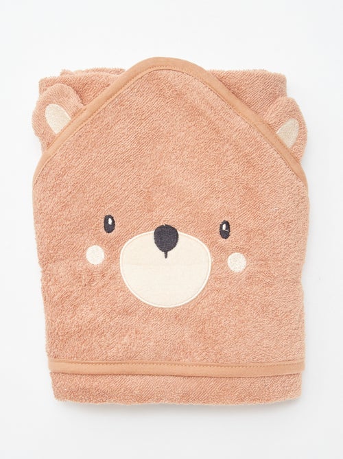 Accappatoio in spugna con orecchie di animali - Kiabi