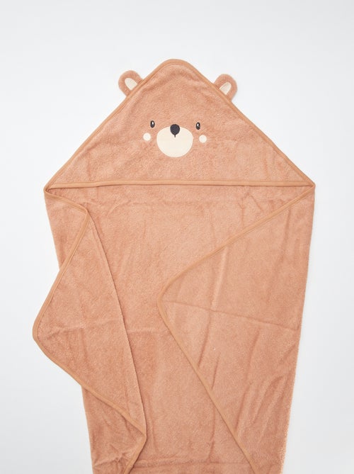 Accappatoio in spugna con orecchie di animali - Kiabi