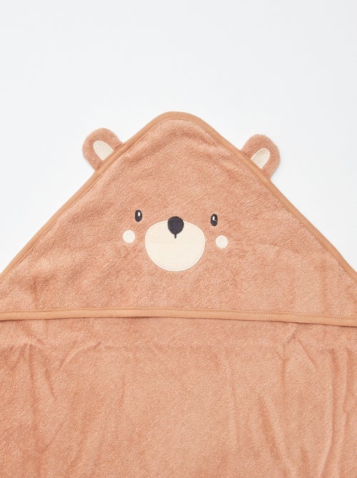 Accappatoio in spugna con orecchie di animali - Kiabi