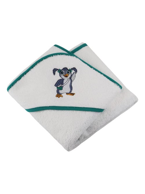 Accappatoio in spugna di cotone 400 g/m² - PINGOUINE - Kiabi Accappatoio in spugna di cotone 400 g/m² - PINGOUINE - Kiabi