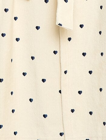 Accappatoio in spugna di cotone