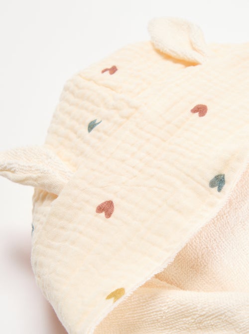 Accappatoio in spugna e garza di cotone - Kiabi Home - Kiabi