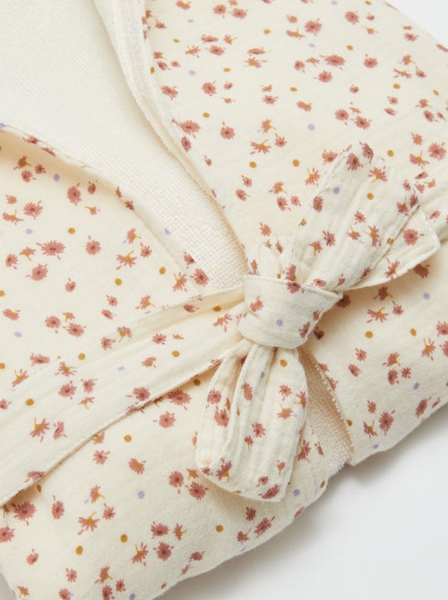 Accappatoio in spugna e garza di cotone - Kiabi Home - Kiabi