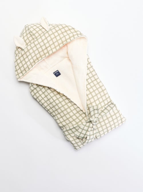 Accappatoio in spugna e garza di cotone - Kiabi Home - Kiabi