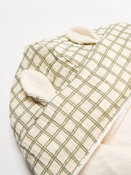 Accappatoio in spugna e garza di cotone - Kiabi Home - Kiabi