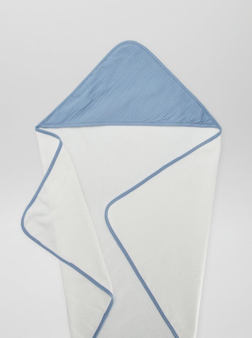 Accappatoio in spugna e garza di cotone - Kiabi