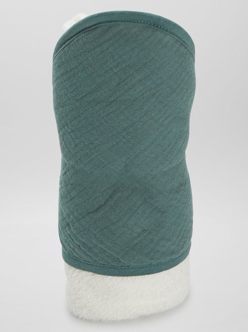 Accappatoio in spugna e garza di cotone - Kiabi