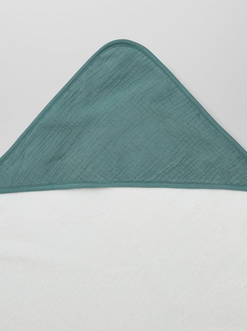 Accappatoio in spugna e garza di cotone - Kiabi