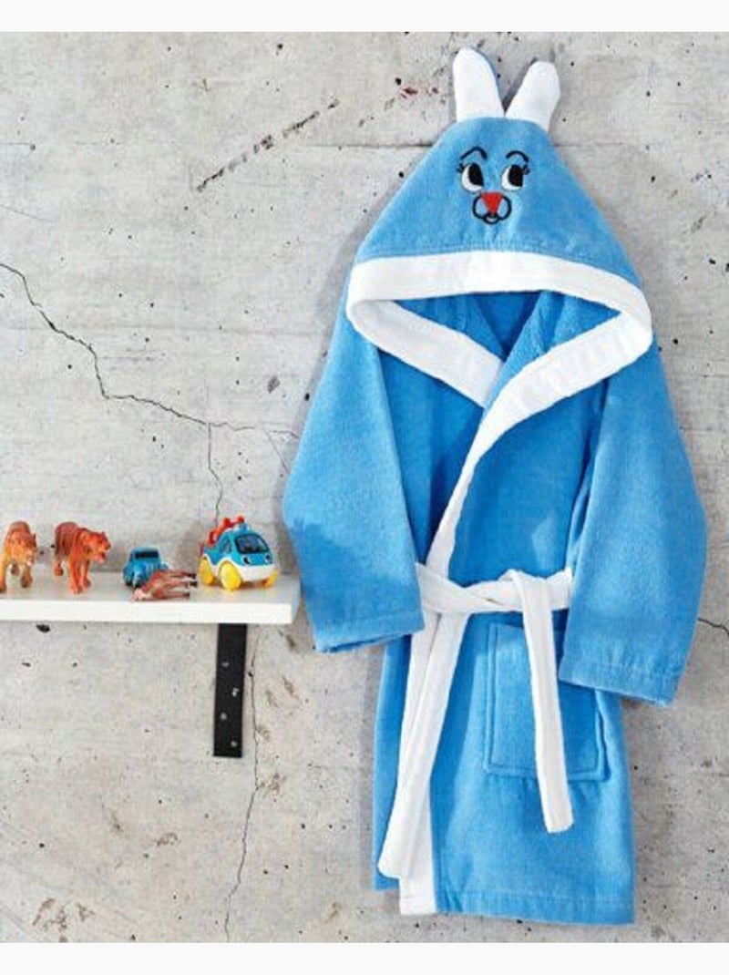 Accappatoio in spugna per bambini Blu - Kiabi