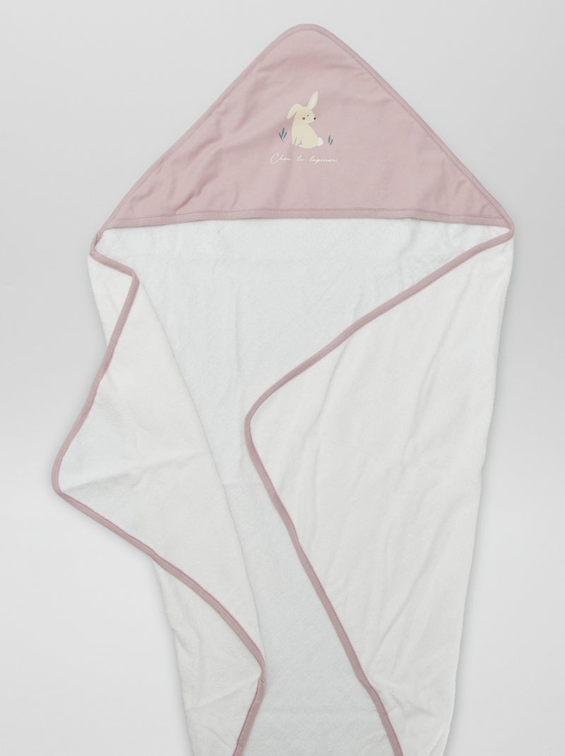 Accappatoio in spugna ROSA - Kiabi