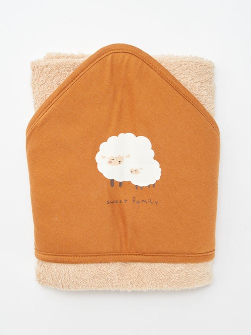 Accappatoio in spugna stampato - 75 x 75 cm - Kiabi