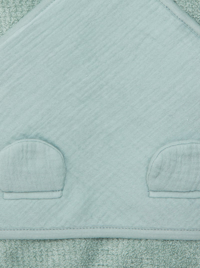 Accappatoio in spugna VERDE - Kiabi