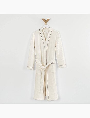 Accappatoio misto cotone 57 fili a nido d'ape KIMONO