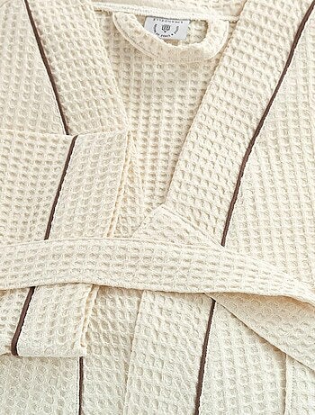 Accappatoio misto cotone 57 fili a nido d'ape KIMONO