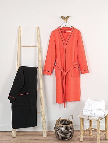 Accappatoio misto cotone 57 fili a nido d'ape KIMONO