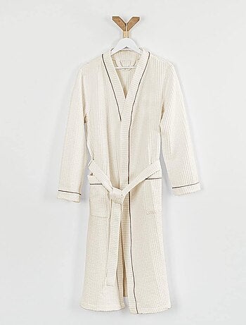 Accappatoio misto cotone 57 fili a nido d'ape KIMONO
