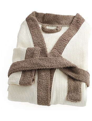 Accappatoio misto cotone 57 fili double face nido d'ape SUAVE