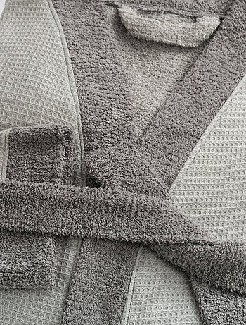 Accappatoio misto cotone 57 fili double face nido d'ape SUAVE