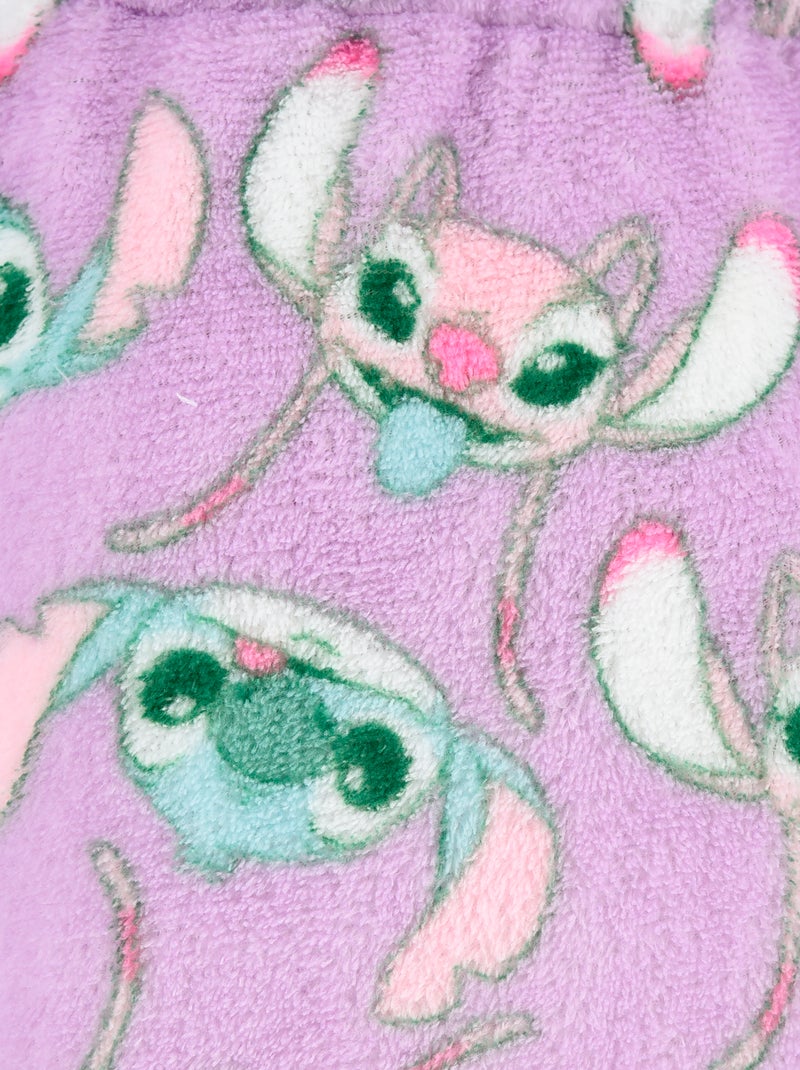 Accappatoio morbido 'Disney' 'Stitch' in pile Blu - Kiabi