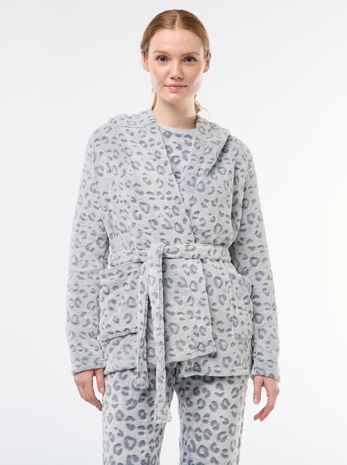 Accappatoio morbido in pile - Kiabi