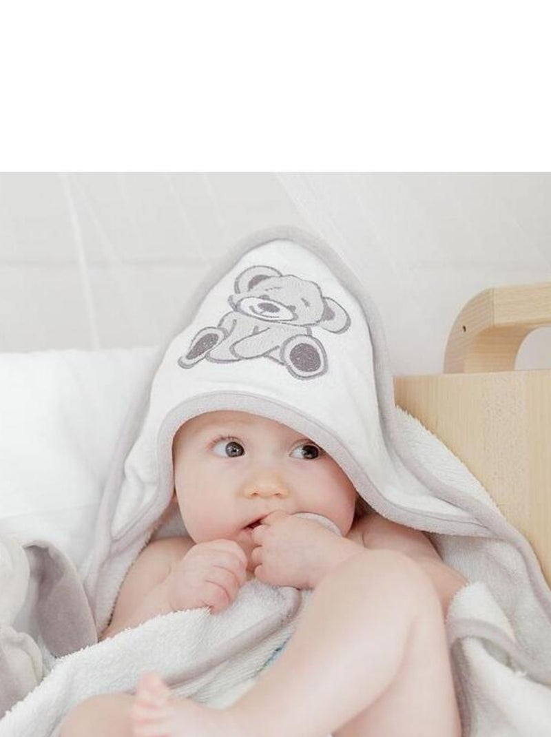 Accappatoio neonato Bianco - Kiabi