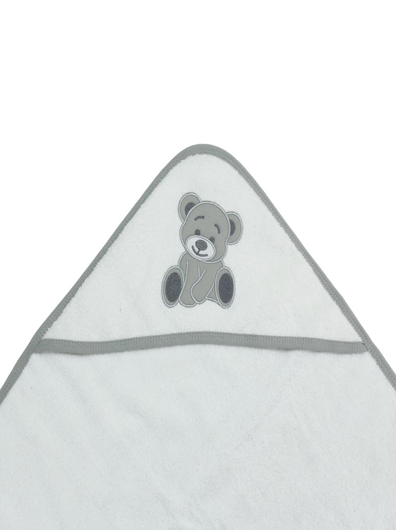 Accappatoio neonato Bianco - Kiabi