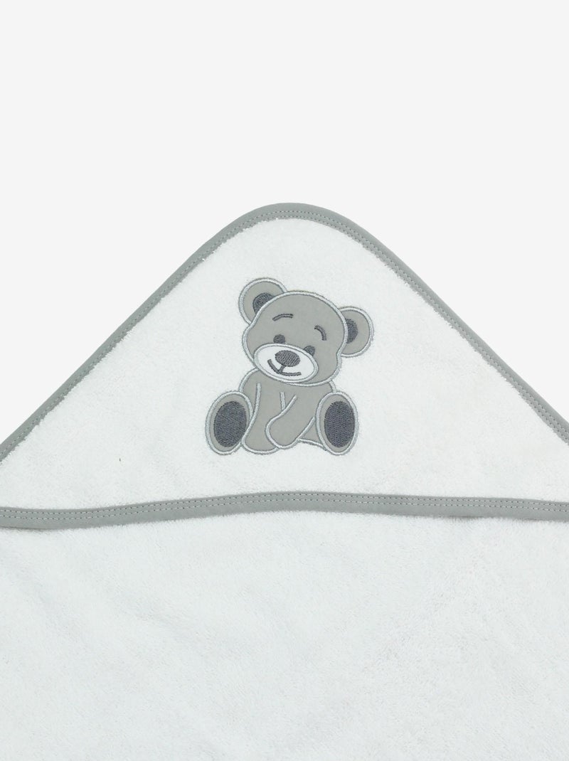 Accappatoio neonato Bianco - Kiabi