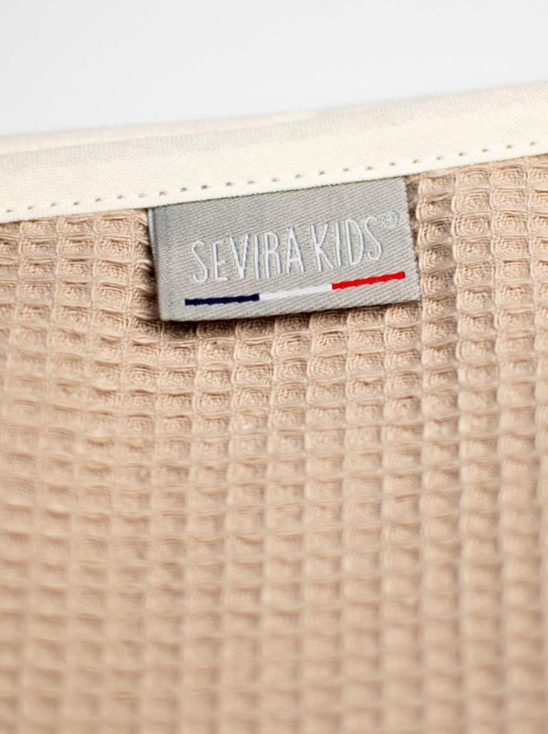 Accappatoio per bambini in cotone a nido d'ape | sevira kids | sevira kids Beige - Kiabi