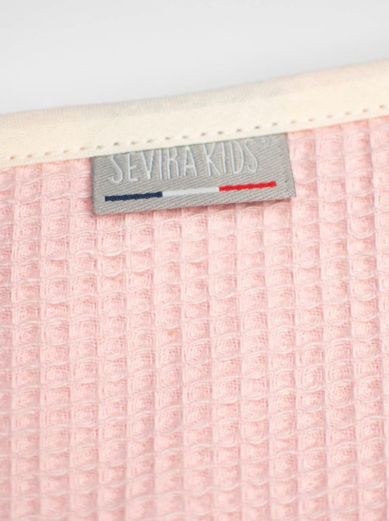 Accappatoio per bambini in cotone a nido d'ape | sevira kids | sevira kids Rosa - Kiabi