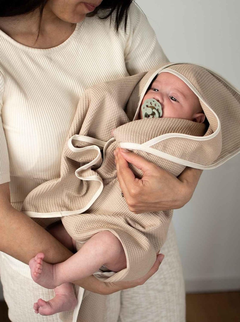 Accappatoio per bambini in cotone a nido d'ape | sevira kids | sevira kids Rosa - Kiabi