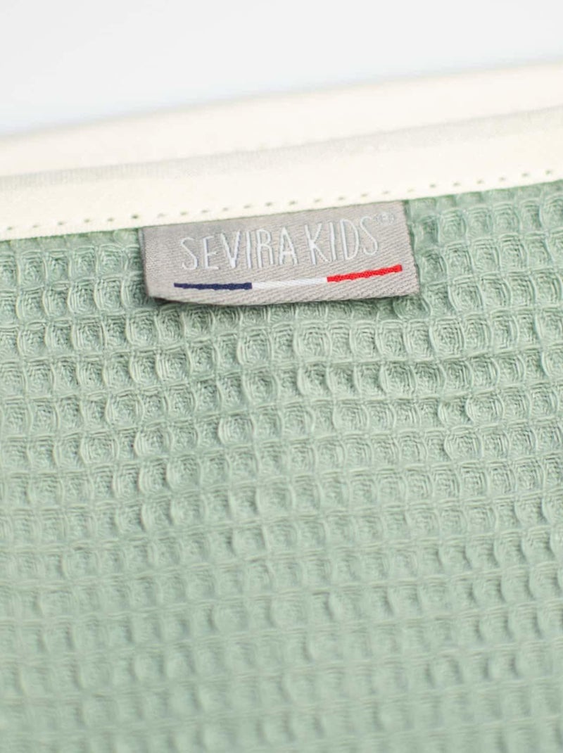 Accappatoio per bambini in cotone a nido d'ape | SEVIRA KIDS Verde - Kiabi