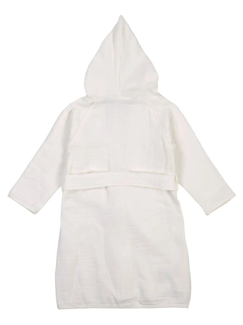 Accappatoio per bambini in garza di cotone PROMO LINGE Bianco - Kiabi