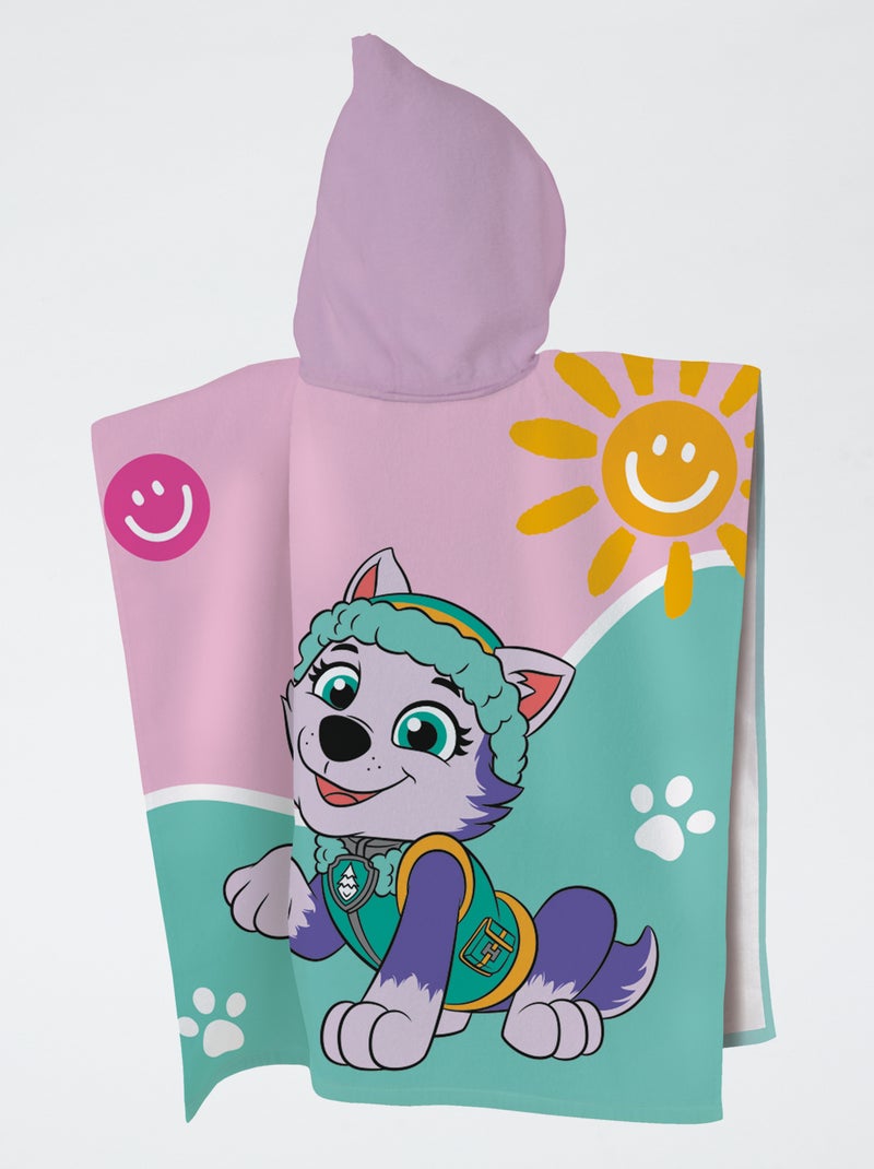 Accappatoio poncho 'Paw Patrol' Bianco - Kiabi