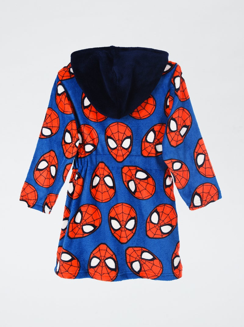 Accappatoio 'Spider-Man' 'Marvel' in pile Blu - Kiabi