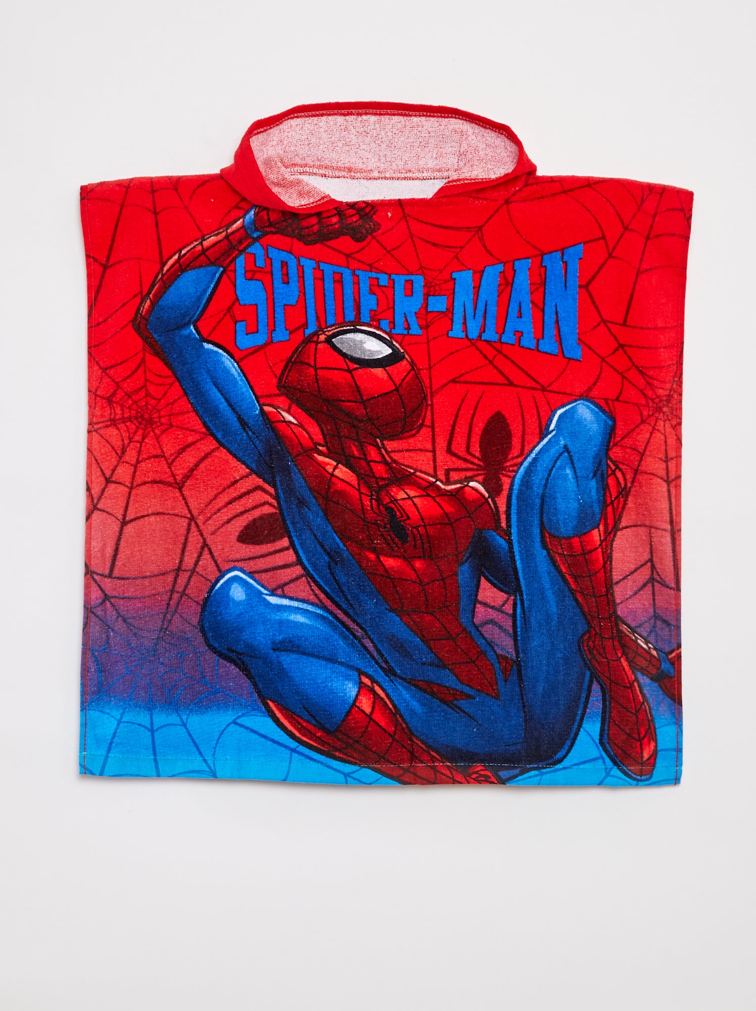 Accappatoio Marvel Spiderman Per Bambino – Blu E Nero, Taglia 10 Anni, 100% Poliestere, Con Cintura