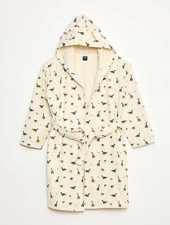 Accappatoio stampato in spugna di cotone