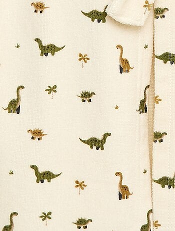 Accappatoio stampato in spugna di cotone