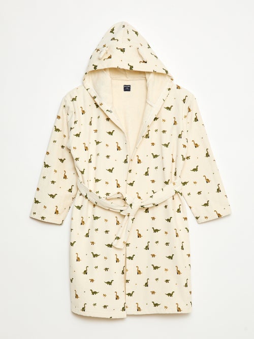 Accappatoio stampato in spugna di cotone - Kiabi