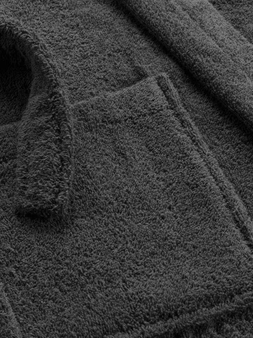 Accappatoio tinta unita con collo a scialle - Kiabi