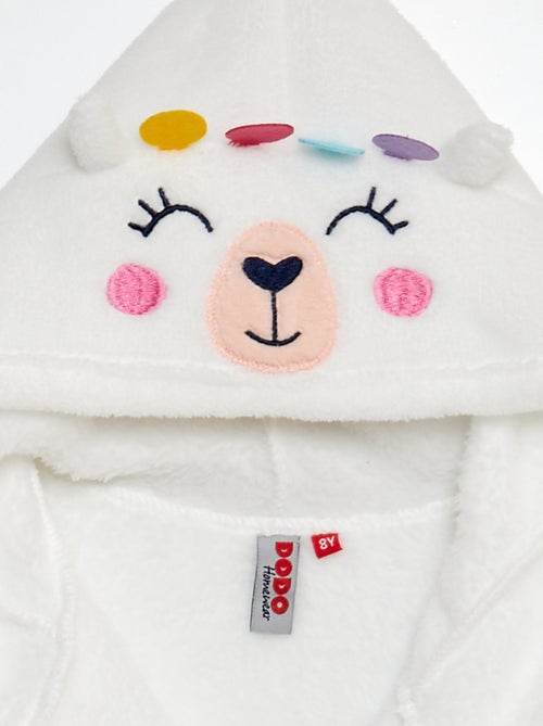 Vestaglia In Pile Con Cappuccio Per Bambina - Tema Unicorno - Morbida E Calda - Taglie 5-14 Anni - Foto 5