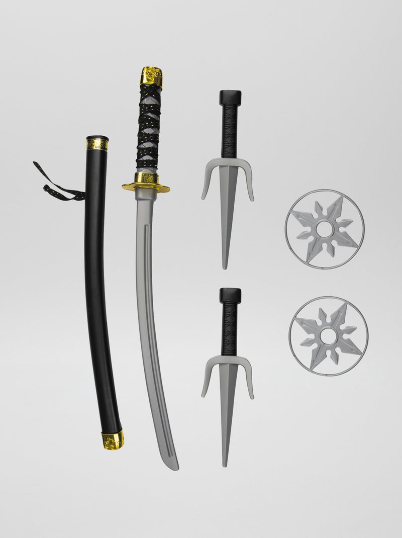 Accessori costume da 'Ninja' nero - Kiabi