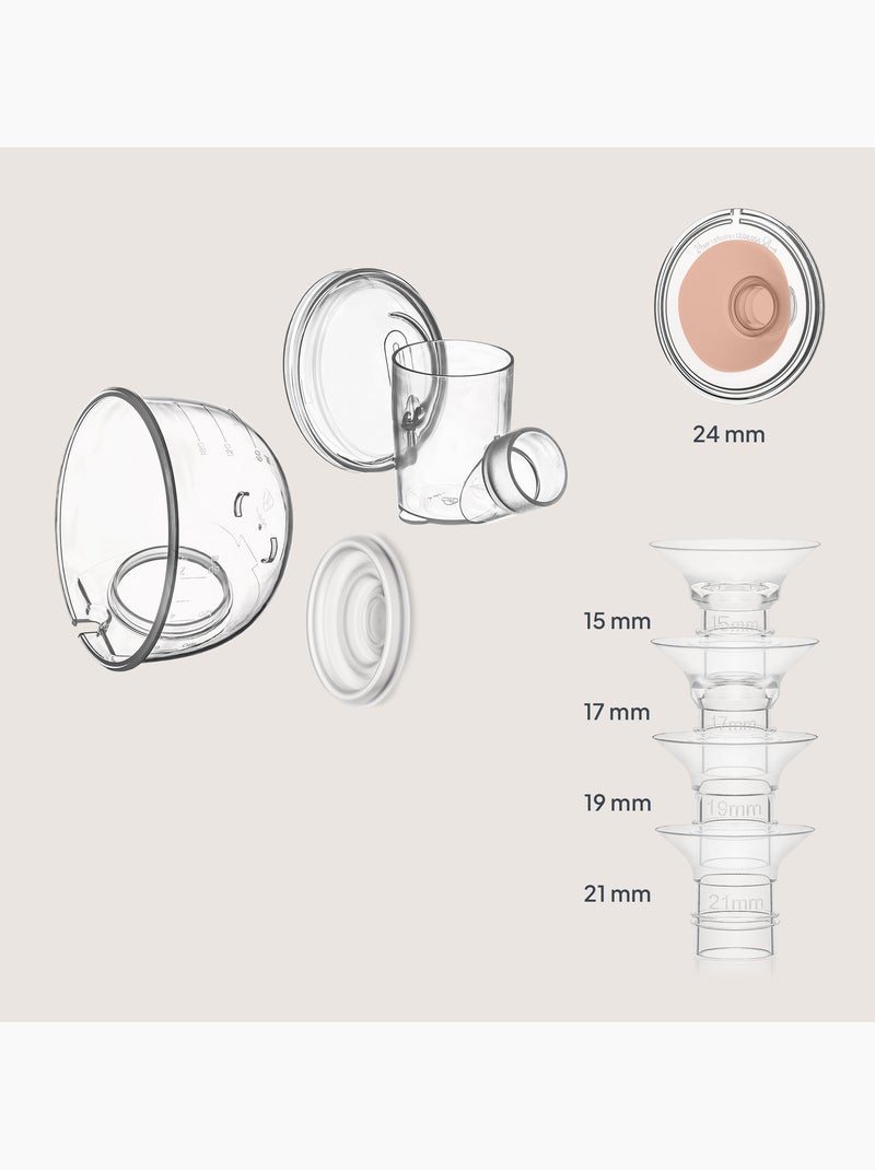 Accessori per il tiralatte Fidi Free Set Blu cielo/Grigio/Bianco perla/Trasparente - Kiabi