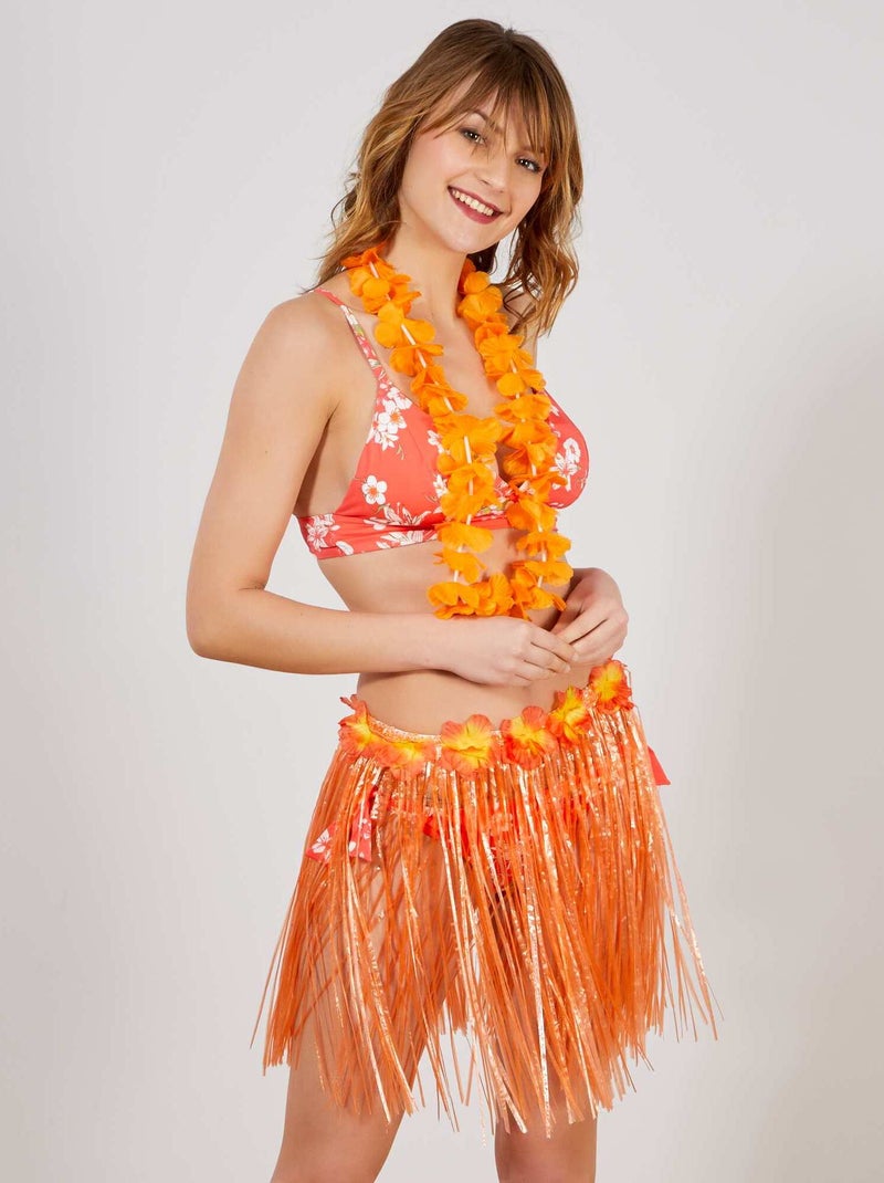 Accessorio gonna hawaïana arancione - Kiabi