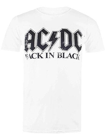 AC/DC Back In Black Maglietta Uomo