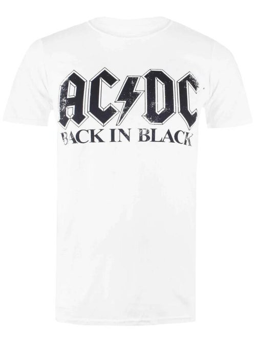 AC/DC Back In Black Maglietta Uomo - Kiabi AC/DC Back In Black Maglietta Uomo - Kiabi