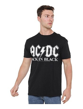 AC/DC Back In Black Maglietta Uomo