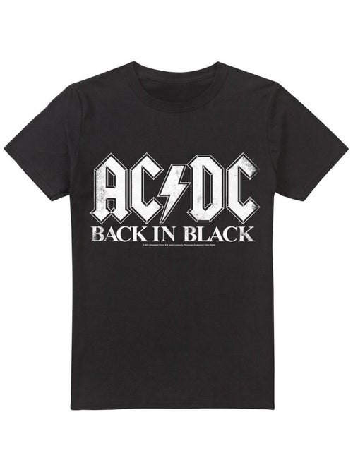 AC/DC Back In Black Maglietta Uomo - Kiabi