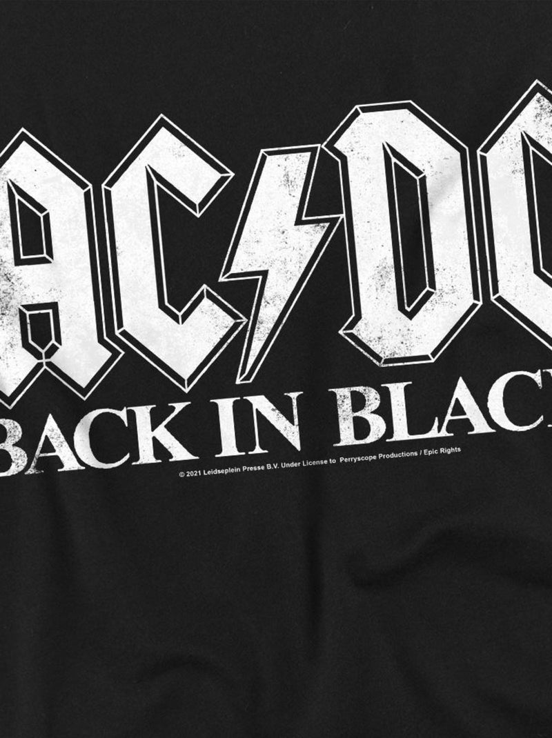 AC/DC Back In Black Maglietta Uomo Nero - Kiabi