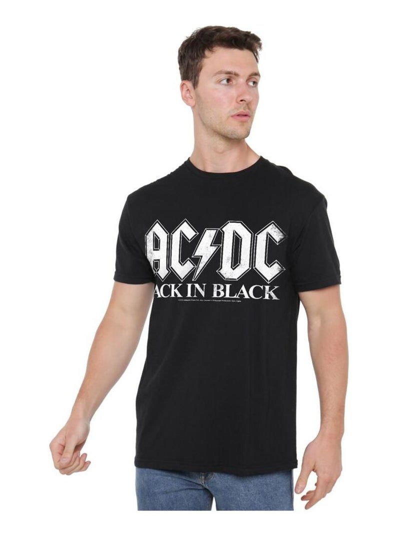 AC/DC Back In Black Maglietta Uomo Nero - Kiabi
