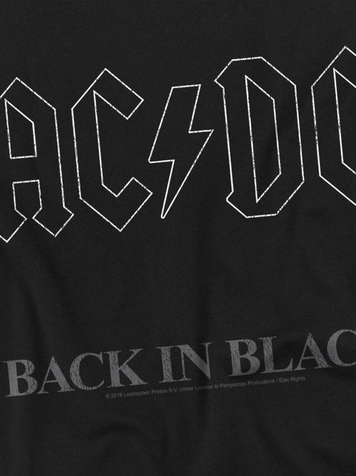 AC/DC Back In Black Maglietta Uomo - Kiabi